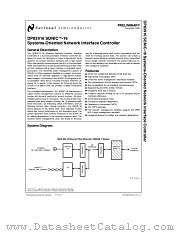 DP83916 datasheet pdf National Semiconductor