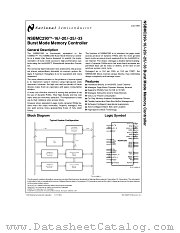 NSBMC290-16 datasheet pdf National Semiconductor