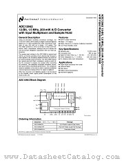 ADC12662 datasheet pdf National Semiconductor