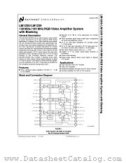 LM1209 datasheet pdf National Semiconductor