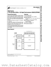 NM27C240 datasheet pdf National Semiconductor