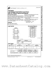 74LCX240 datasheet pdf National Semiconductor