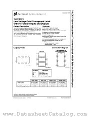 74LCX373 datasheet pdf National Semiconductor