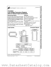 74LCX652 datasheet pdf National Semiconductor
