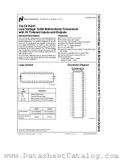 74LCX16245 datasheet pdf National Semiconductor