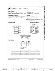 74LVX125 datasheet pdf National Semiconductor