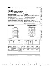 74LVT240 datasheet pdf National Semiconductor