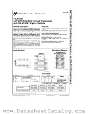 74LVT245 datasheet pdf National Semiconductor