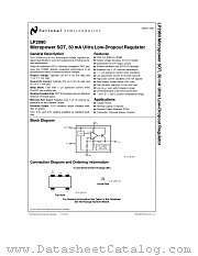 LP2980 datasheet pdf National Semiconductor