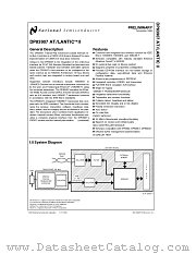DP83907 datasheet pdf National Semiconductor
