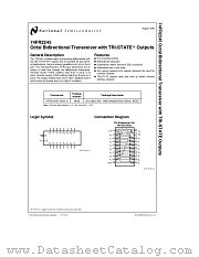74FR2245 datasheet pdf National Semiconductor