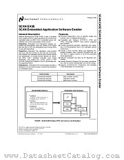 SCANEASE datasheet pdf National Semiconductor