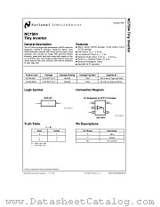 NC7S04 datasheet pdf National Semiconductor