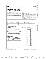 74ABT16541 datasheet pdf National Semiconductor