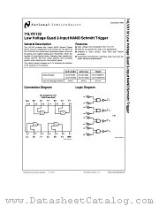 74LVX132 datasheet pdf National Semiconductor
