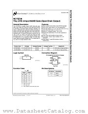 NC7SZ38 datasheet pdf National Semiconductor