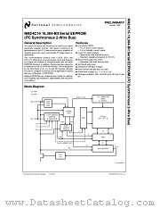 NM24C16 datasheet pdf National Semiconductor