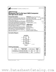 LMC6772 datasheet pdf National Semiconductor