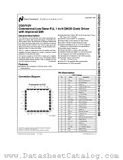 CGS702V datasheet pdf National Semiconductor