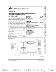 ADC12048 datasheet pdf National Semiconductor