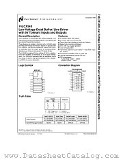 74LCX540 datasheet pdf National Semiconductor