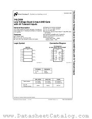 74LCX08 datasheet pdf National Semiconductor