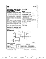 LM2588 datasheet pdf National Semiconductor