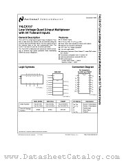 74LCX157 datasheet pdf National Semiconductor