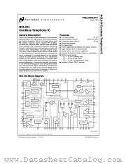 NCL354 datasheet pdf National Semiconductor