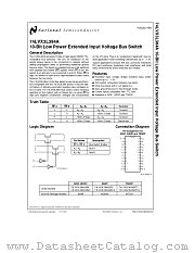 74LVX3L384A datasheet pdf National Semiconductor
