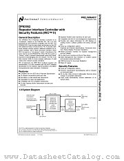 DP83952 datasheet pdf National Semiconductor