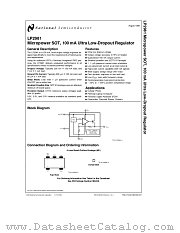 LP2981 datasheet pdf National Semiconductor