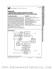 NM93C56A datasheet pdf National Semiconductor