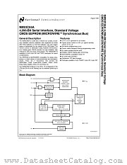 NM93C66A datasheet pdf National Semiconductor
