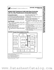 NS486SXF datasheet pdf National Semiconductor