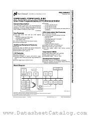 COP87L84CL datasheet pdf National Semiconductor