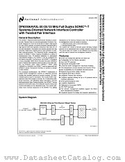 DP83936AVUL-33 datasheet pdf National Semiconductor