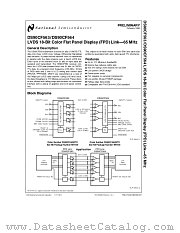 DS90CF564 datasheet pdf National Semiconductor