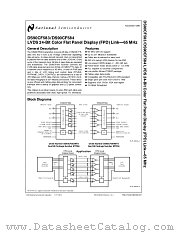 DS90CF584 datasheet pdf National Semiconductor