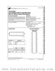 74LCX16821 datasheet pdf National Semiconductor