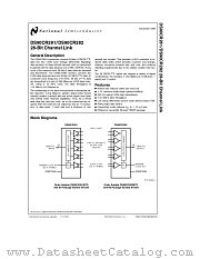 DS90CR282 datasheet pdf National Semiconductor