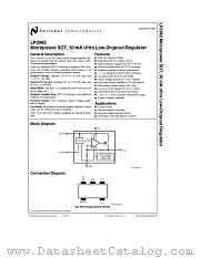 LP2982 datasheet pdf National Semiconductor