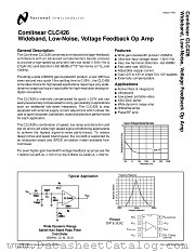 CLC426 datasheet pdf National Semiconductor