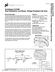 CLC428 datasheet pdf National Semiconductor