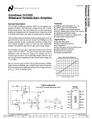CLC522 datasheet pdf National Semiconductor