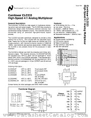 CLC533 datasheet pdf National Semiconductor