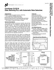 CLC016 datasheet pdf National Semiconductor