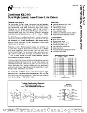 CLC418 datasheet pdf National Semiconductor
