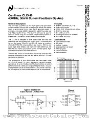 CLC446 datasheet pdf National Semiconductor