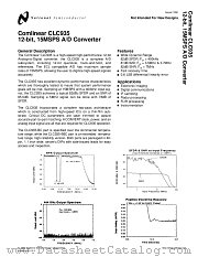 CLC935 datasheet pdf National Semiconductor